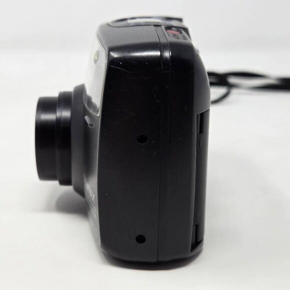 PENTAX IQZOOM EZY AUTOFOCUS 35MM CAMERA 38MM-70MM BLACK LENS TESTED NEW BATTERY - Picture 5 of 8